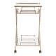 preview thumbnail 6 of 8, Palisade Champagne Gold Bar Cart by iNSPIRE Q Bold
