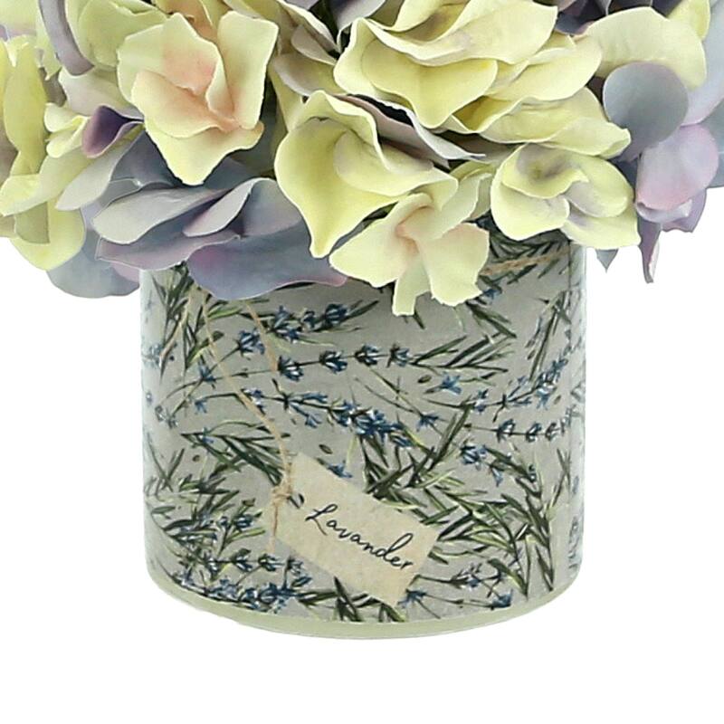 Hydrangea Arrangement in a Glass Vase