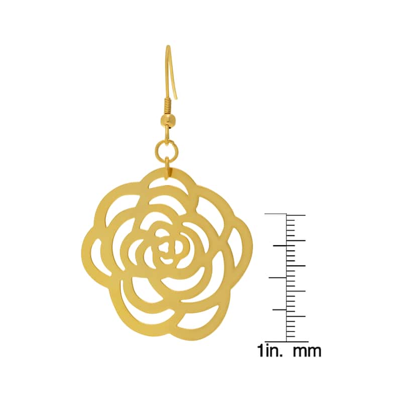 Victoria Townsend Gold-Plated Stainless Steel Flower Earrings