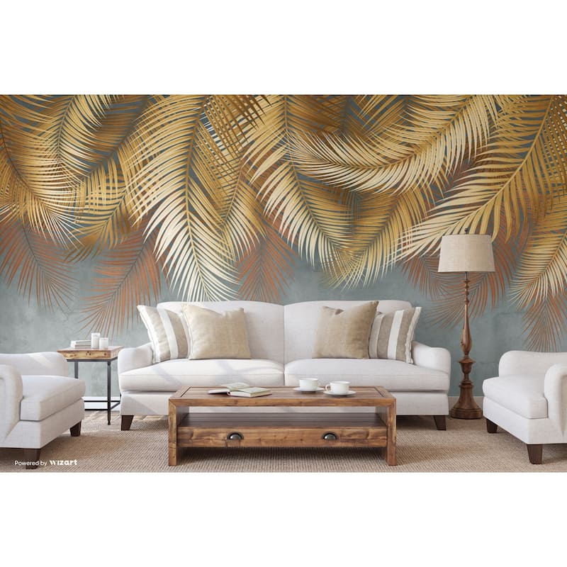 Tropical Palm Leaf Wallpaper Mural