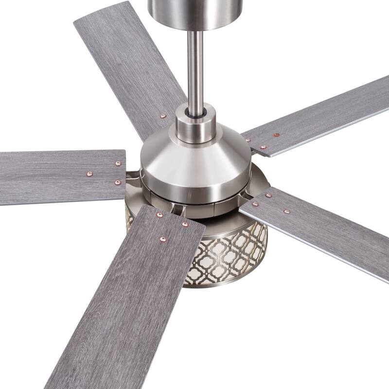 52-inch Reversible 5-Blade Fandelier Ceiling Fan with Light and Remote