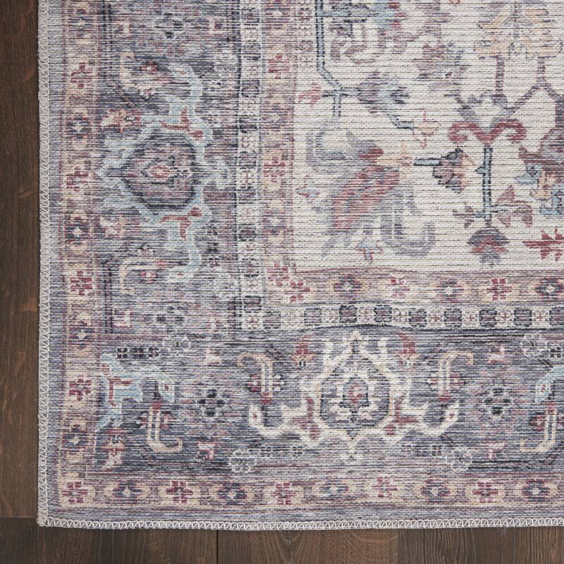 57 Grand by Nicole Curtis Vintage Medallion Machine Washable Area Rug