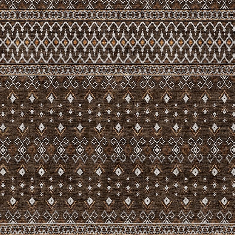 HomeRoots Tribal Transitional Rectangle Outdoor Rug
