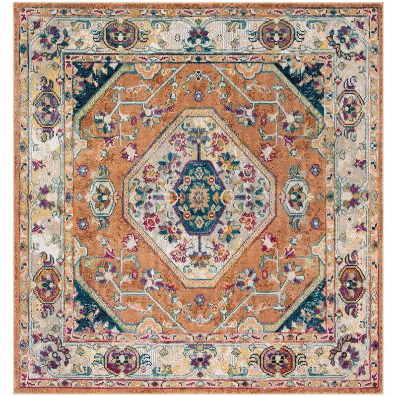 SAFAVIEH Savannah Basmah Boho Oriental Polyester Medallion Rug