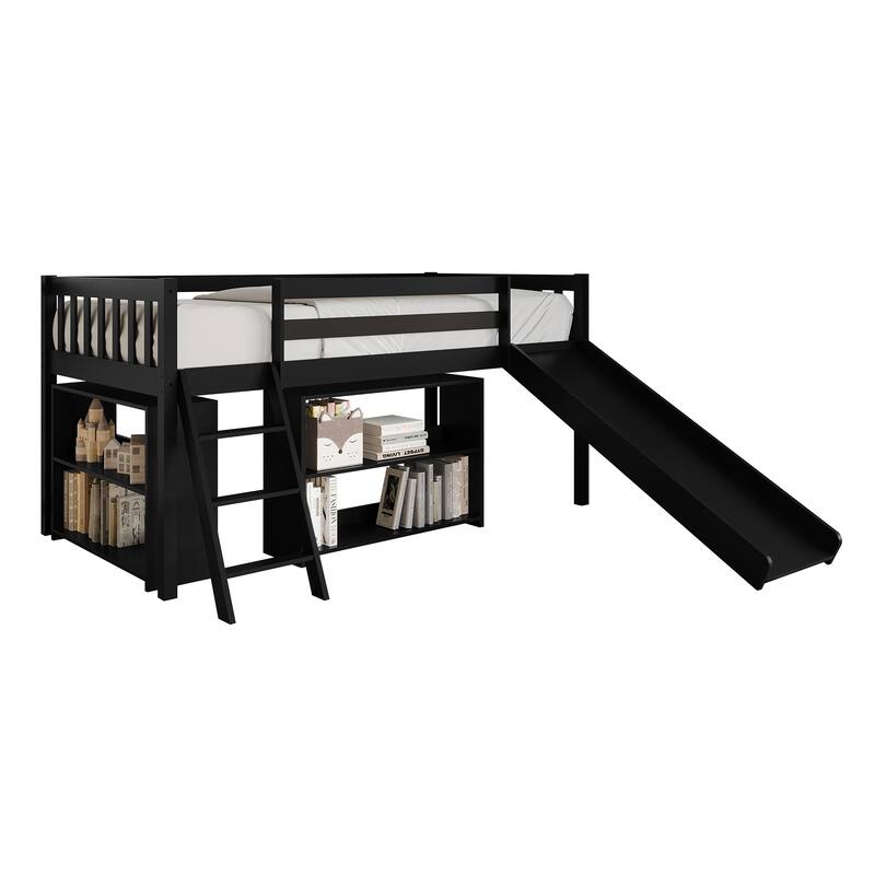 CraftPorch Simple Twin Loft Bed with Ladder