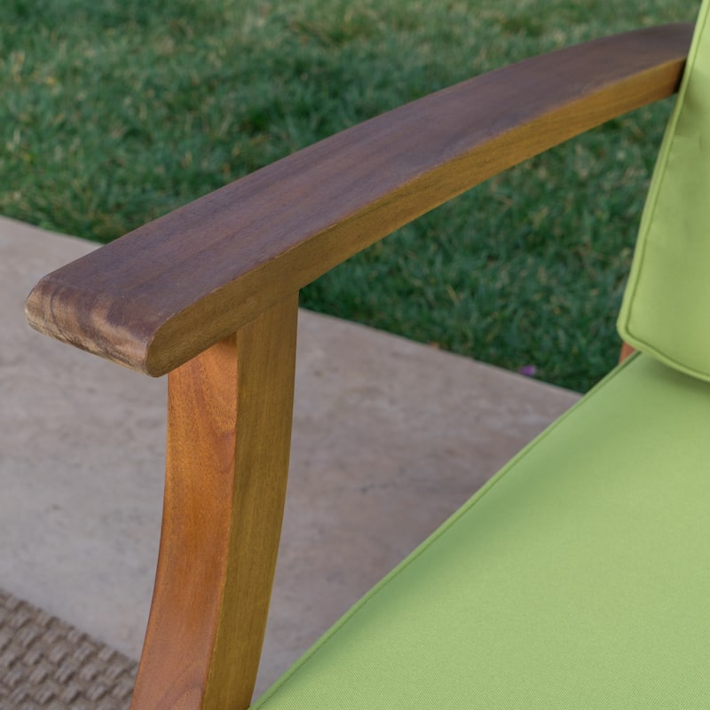 Perla Outdoor Acacia Wood 9-piece Sofa Set by Christopher Knight Home