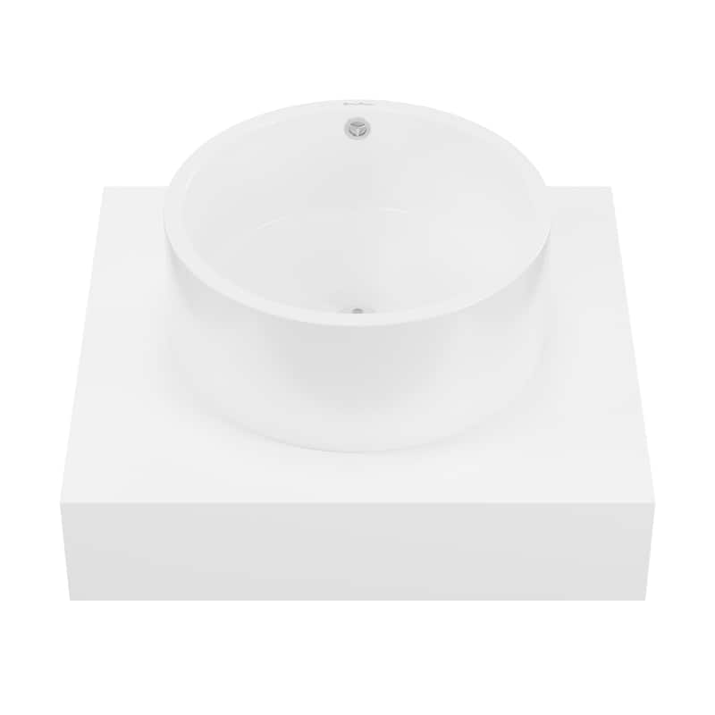Swiss Madison SM-WS600 Monaco 24" Sintered Stone Vanity Top - Glossy White