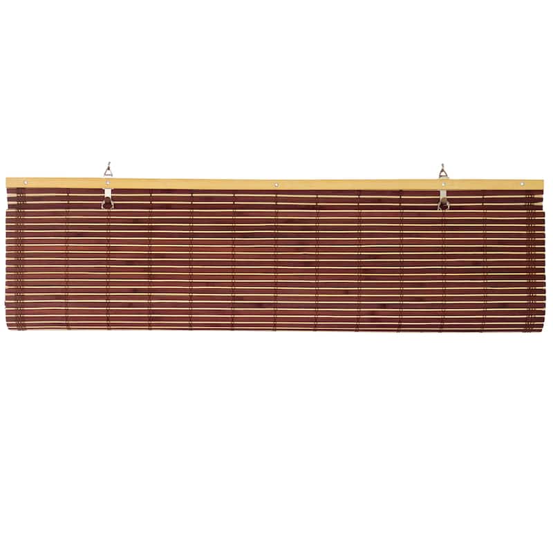 Bamboo Cordless Window Shade - Mahogany