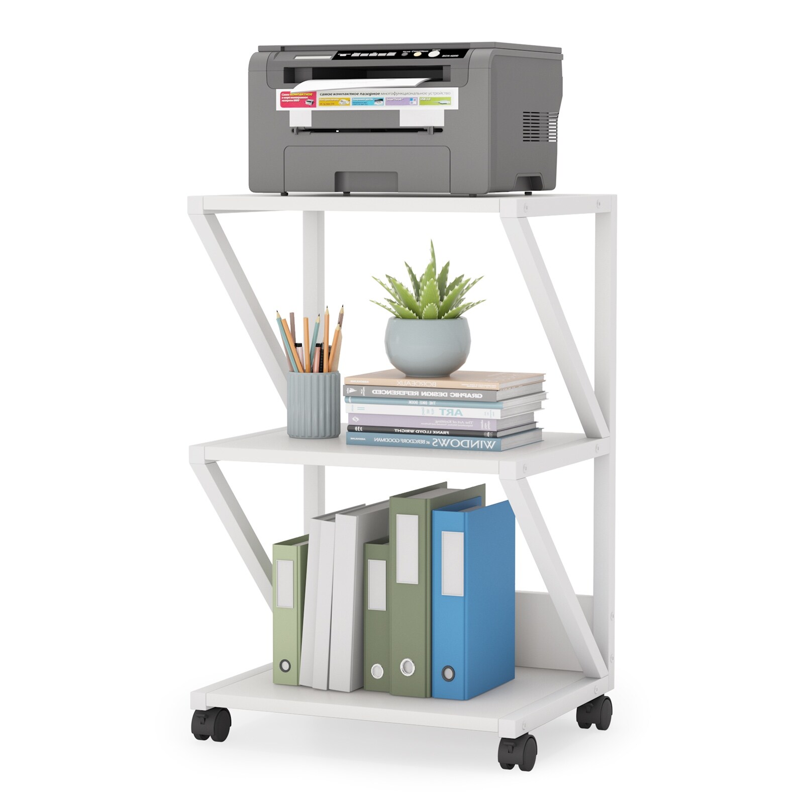 Overstock printer store stand