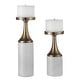 preview thumbnail 1 of 1, Uttermost Castiel Marble Candle Holders (Set of 2)