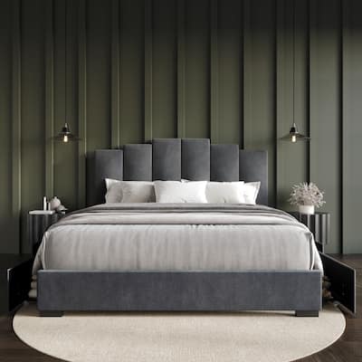 Yuma Upholstered Storage Platform Bed