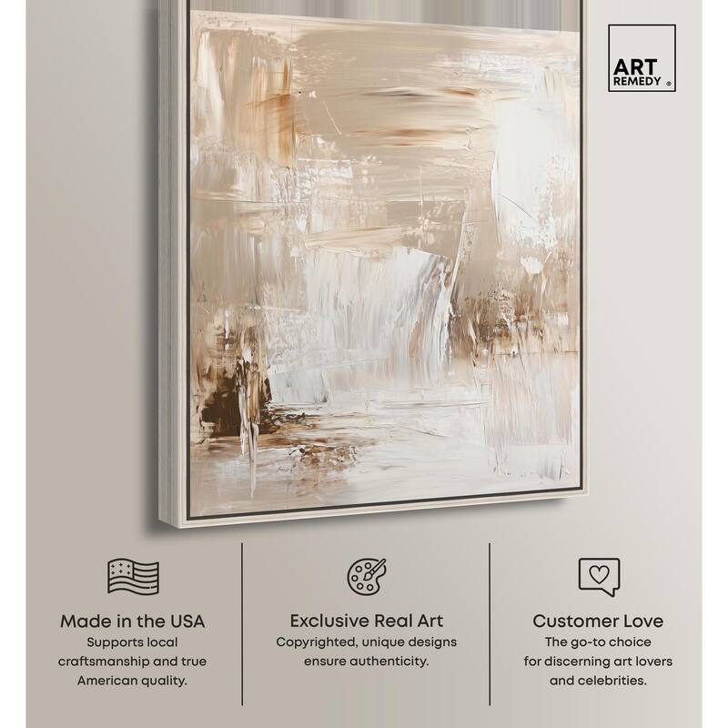 Latte Layers II Canvas by Art Remedy