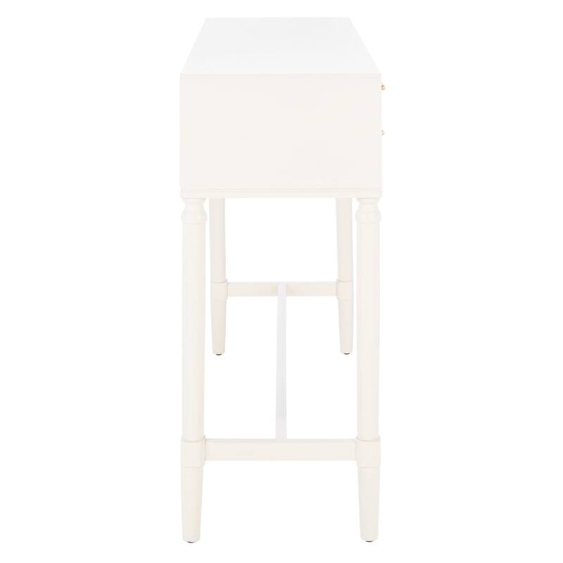 SAFAVIEH Birdella 4-Drawer Console Table - 42" W x 13" L x 29.5" H - 42Wx13Dx30H