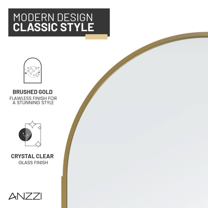 Ember Series 34 in. W x 78 in. H Fixed Framed Shower Door in Black, Gold or Nickel Finish with Clear or Fluted Glass