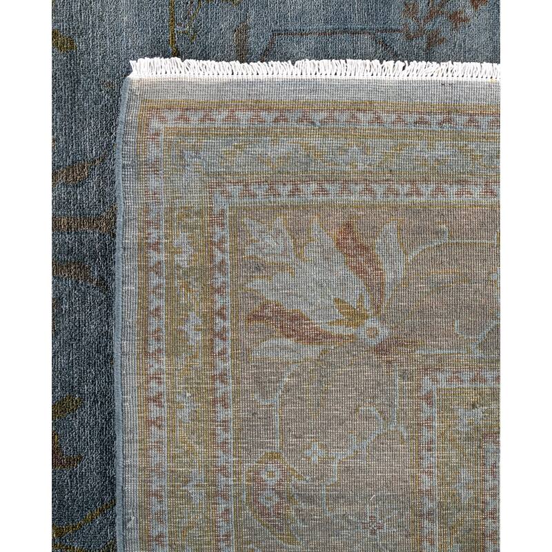 Overdyed One-of-a-Kind Hand-Knotted Area Rug - Gray - 8' 1" x 10' 5"
