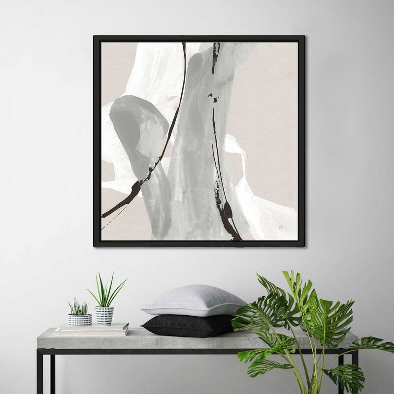 "Touch of Gray IV" Print on Floating Canvas