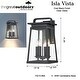 preview thumbnail 3 of 5, The Great Outdoors 73215 Isla Vista 4 Light 30" Tall Outdoor Wall