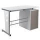 preview thumbnail 28 of 43, Pedestal 3-drawer Computer Desk with Keyboard Tray