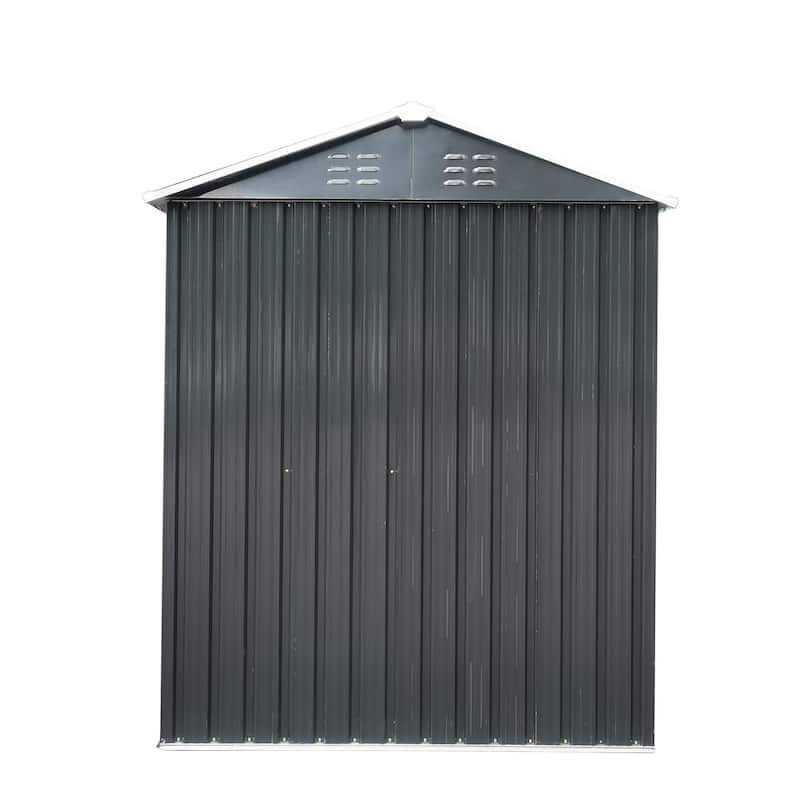 3 x 5ft Metal storage shed outdoor backyard storing tools