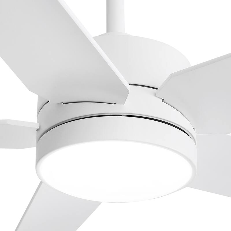 65 in. Integrated LED Indoor Ceiling Fans with Light and Remote Control Included
