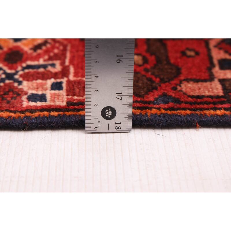 ECARPETGALLERY Hand-knotted Andelz Red Wool Rug - 3'9 x 7'1