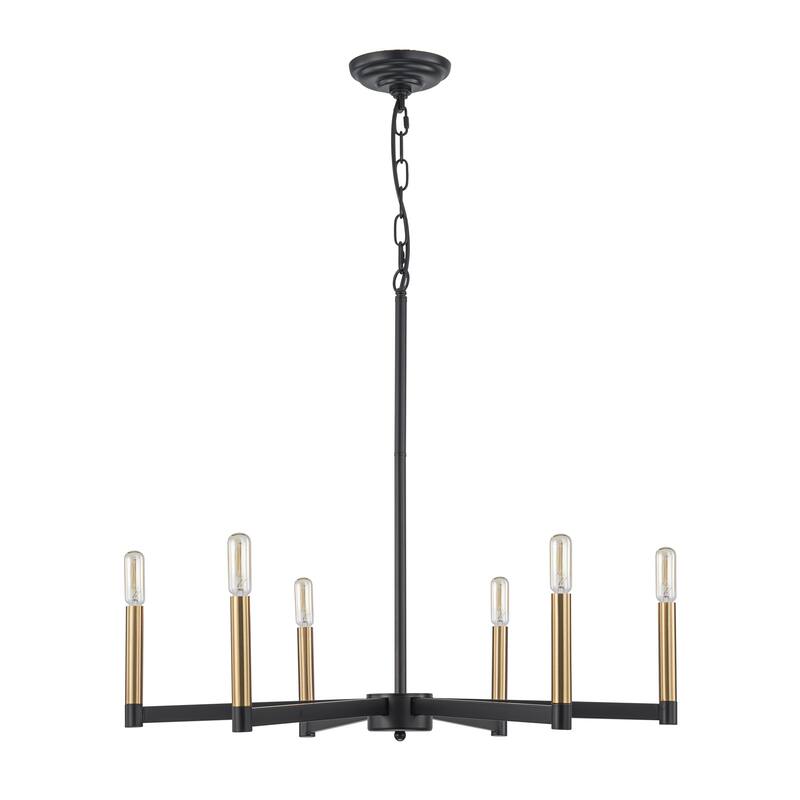 Starskys 8-Light Dimmable Mid-Century Modern Candle Chandelier