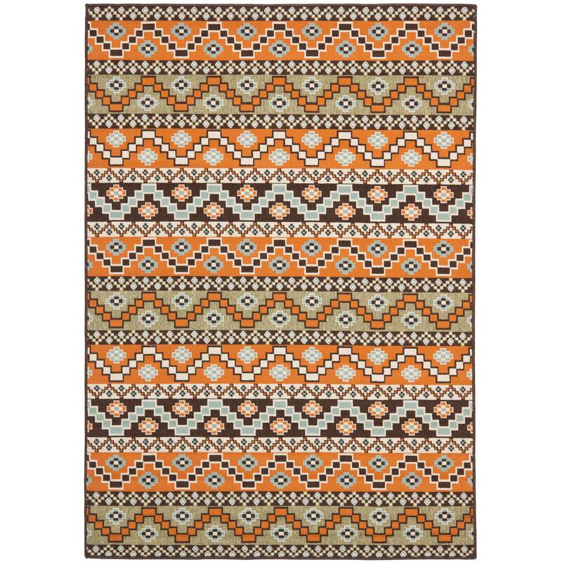 SAFAVIEH Veranda Rudy Indoor/ Outdoor Waterproof Patio Backyard Rug