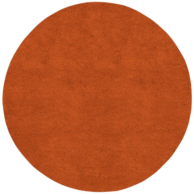 Handmade Jefferson Felted Wool Plush Area Rug