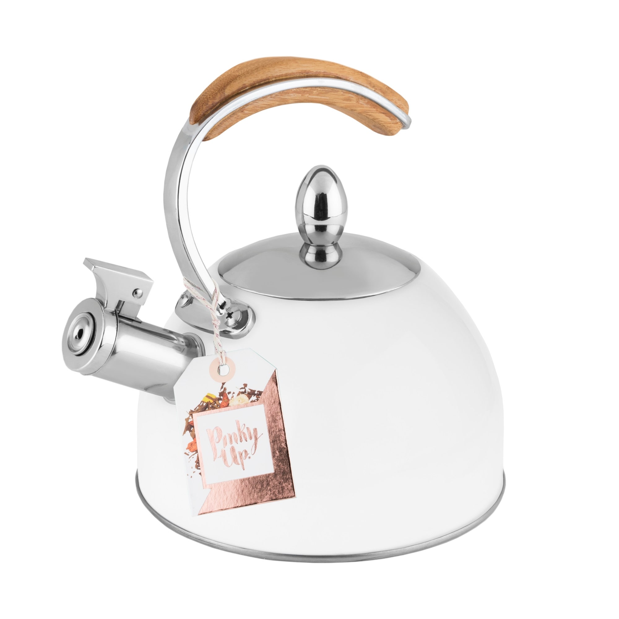 Presley White Tea Kettle by Pinky Up
