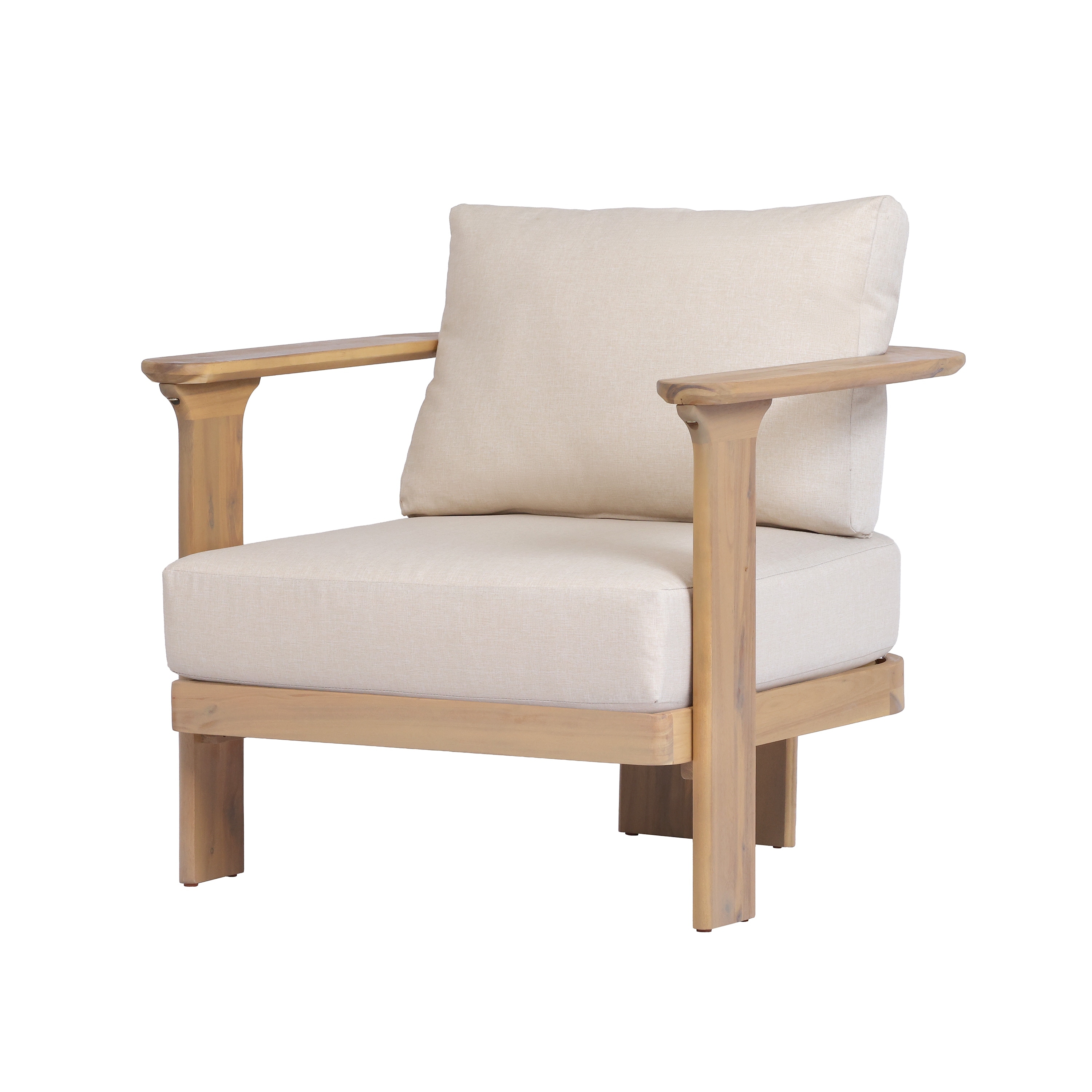 Christopher Knight Home - Cedar Outdoor Club Chair, Acacia Wood