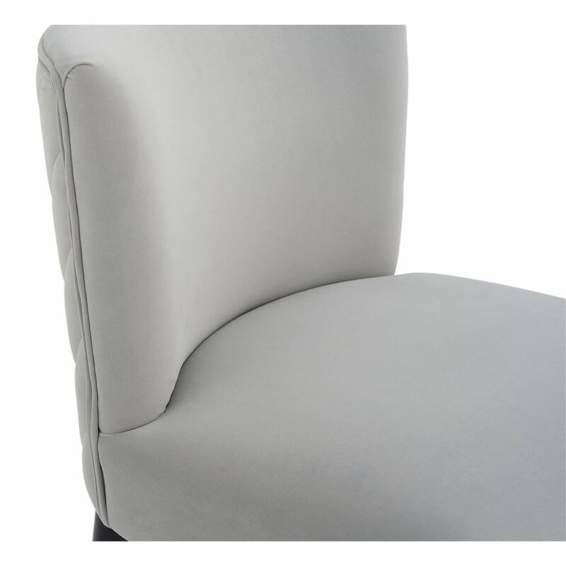 27-Inch Counterstool with Light-Colored Fabric and Gold-Tipped Circular Footrest