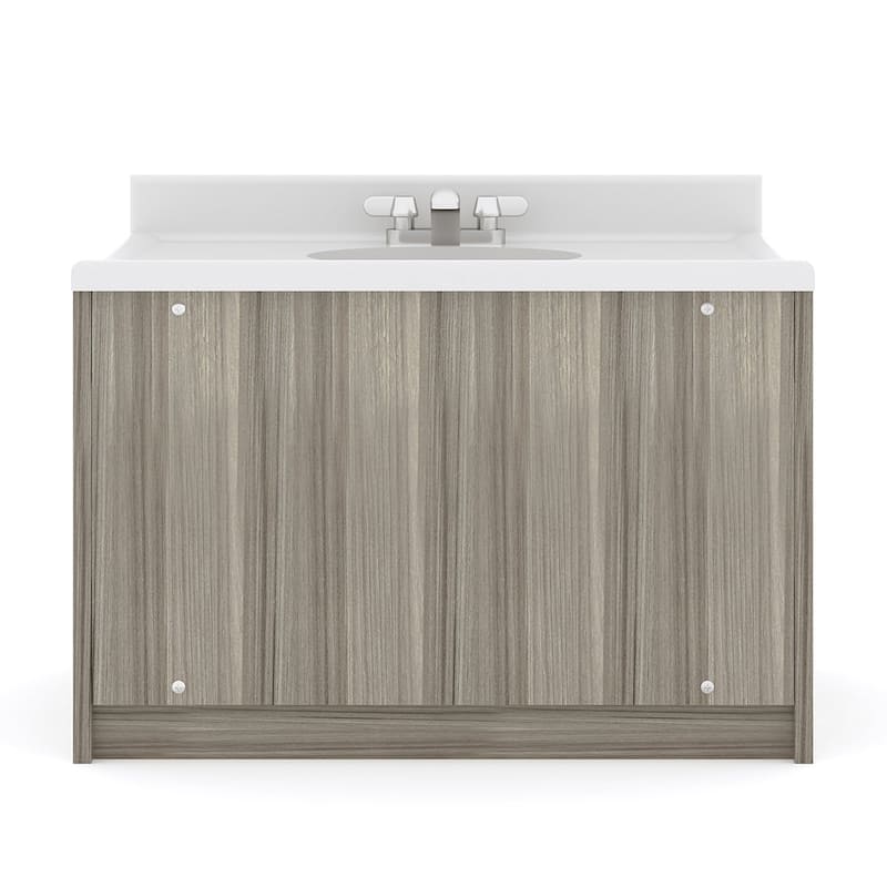 Tot Mate Single Laminate Floor Vanity - 31" x 21" x 21.5"; Unassembled