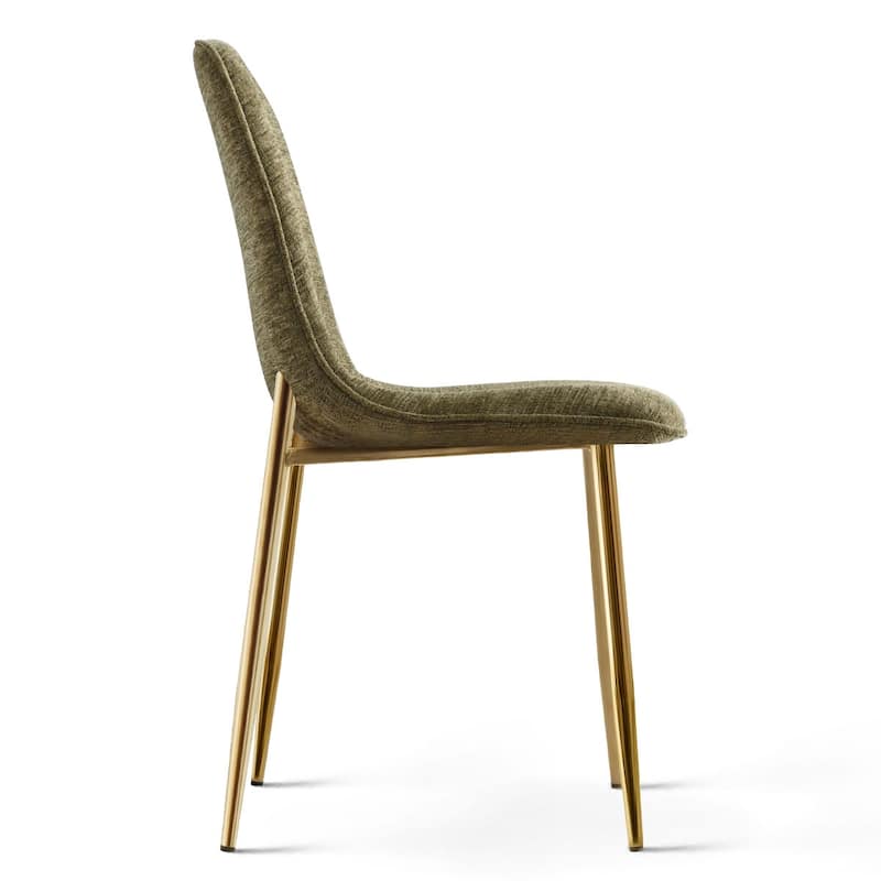 Upholstered Chenille Dining Chair(Set of 2)