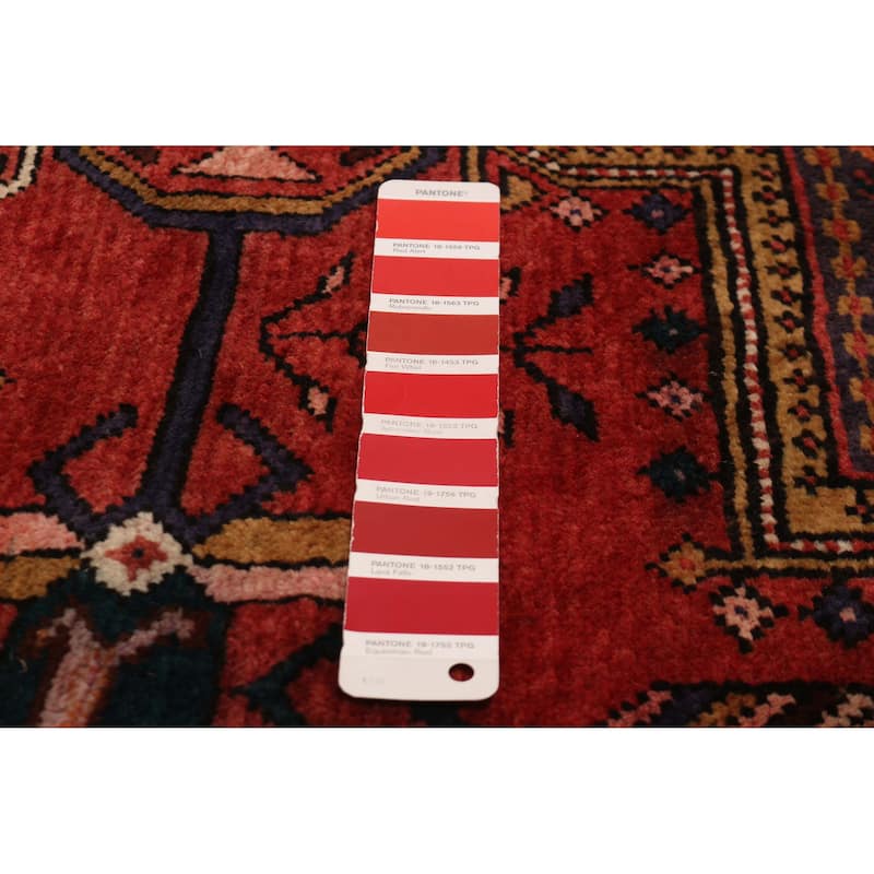 ECARPETGALLERY Hand-knotted Konya Anatolian Red Wool Rug - 3'5 x 10'7
