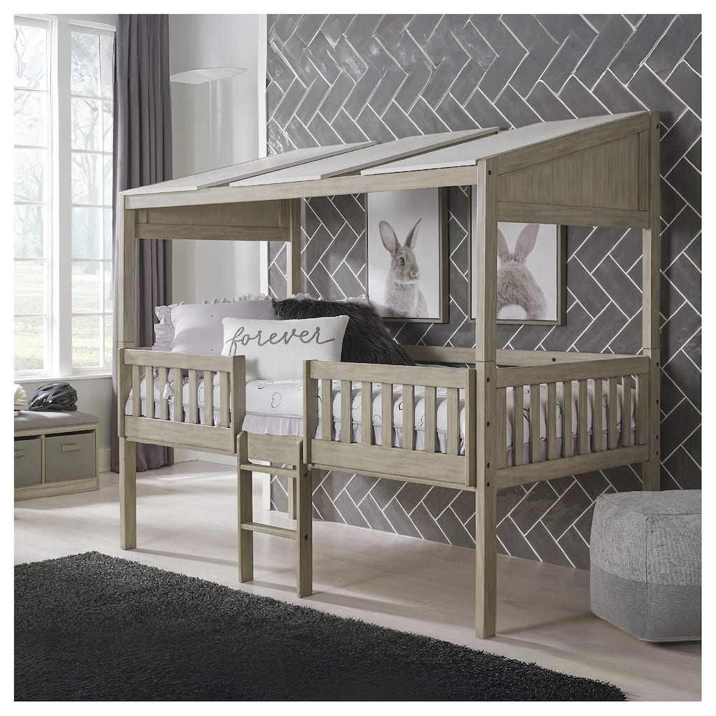 Signature Design by Ashley Wrenalyn Light Brown Twin Loft Bed