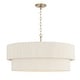 preview thumbnail 1 of 1, Delaney 4-light Matte Brass Hanging Pendant