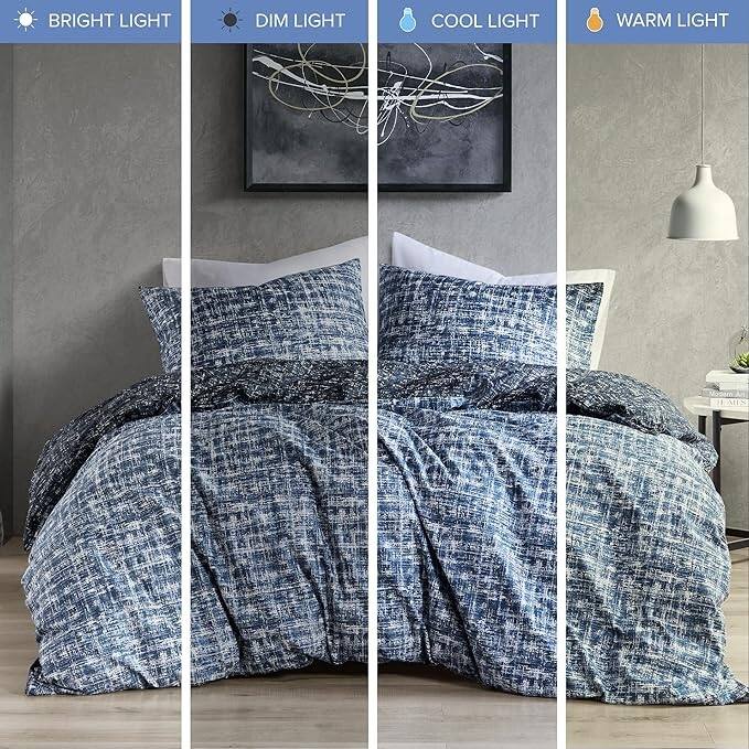 Chelsea Square Maca Modern Reversible Duvet Cover Set