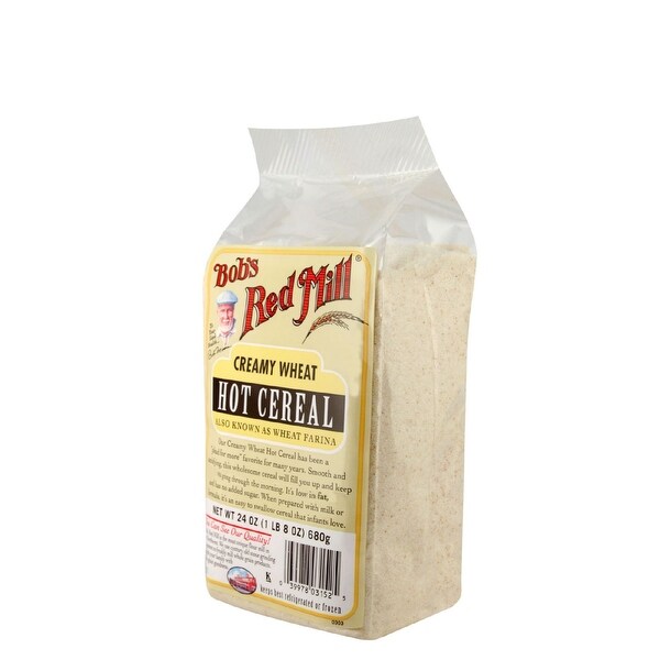 Bob's Red Mill Creamy Wheat Farina Hot Cereal - 24 oz - Case of 4