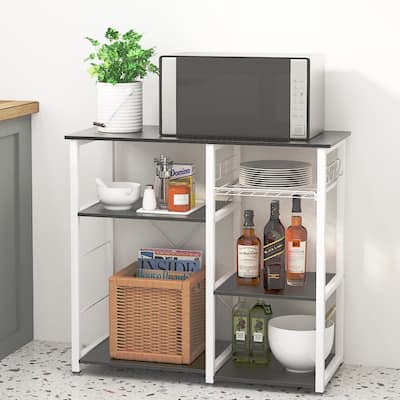 3-Tier Kitchen Baker Rack Utility Microwave Oven Stand 
