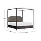 preview thumbnail 20 of 25, Hillsdale Furniture Melanie Wood and Metal Canopy Bed, Oiled Bronze