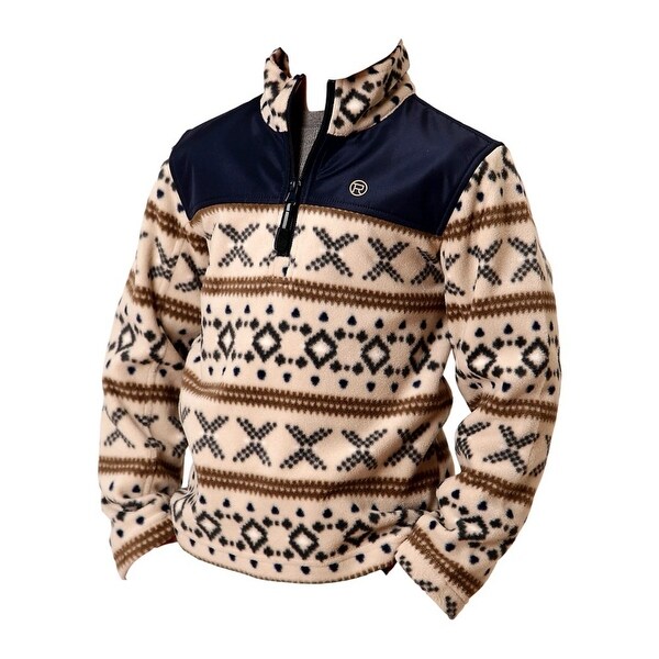 ROPER Western Jacket Boy Collar Cuffs Zip XS Black 03 397 0761 0 並行輸入品 Roper Boys Kids Black Nylon Crushable Poly Filled Jacket \u2013 The