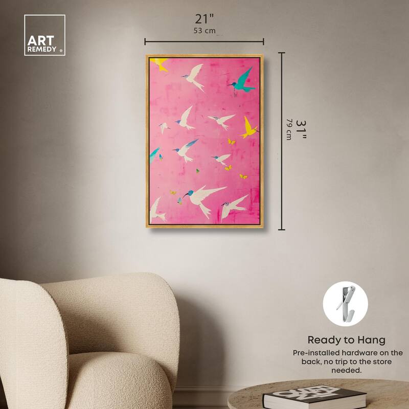 Soaring Sorbet Canvas by Art Remedy