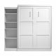 preview thumbnail 21 of 54, Pur Queen Murphy Bed with Storage Unit (90W) by Bestar