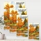 preview thumbnail 4 of 3, Designart "Autumnal Forest By The Lake Side III" Lake House Canvas Wall Art Print