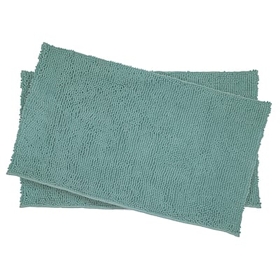Resort Collection Plush Shag Chenille 2-Piece Bath Mat Set