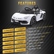 preview thumbnail 8 of 27, Ride On Car for Kids 12V Lamborghini Licensed Sports Car with Control