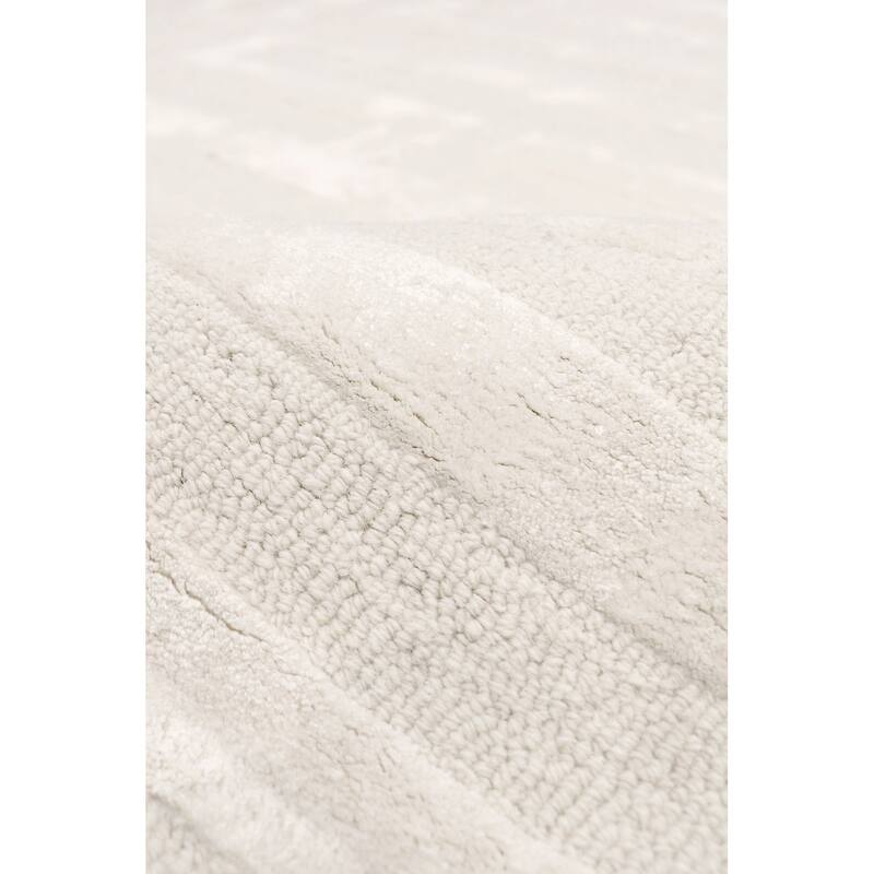 Pasargad Home Edgy Hand-Tufted Bsilk & Wool Area Rug