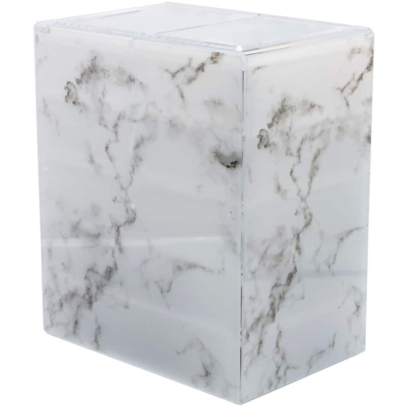 Sorbus Luxe Marble Cosmetic Makeup and Jewelry Storage Case Display (4 Large, 2 Small Drawers, Marble Print)