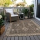 preview thumbnail 64 of 118, Machine Washable Indoor/ Outdoor Traditional Chantille Rug Brown - 10' x 14'