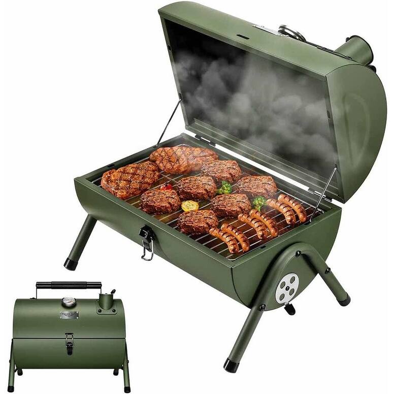 Multi-functional Metal Small BBQ Smoker - Metal